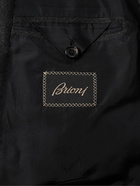 Brioni - Slim-Fit Double-Breasted Cashmere-Flannel Blazer - Gray