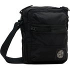 Stone Island Black 9200015 Coated Nylon Metal ECONYL Bag