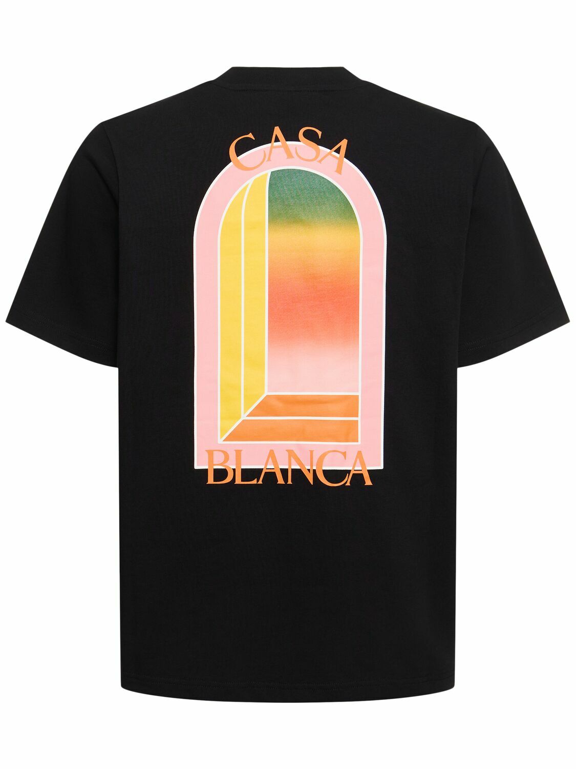 Casablanca Gradient Arch Design White T-Shirt