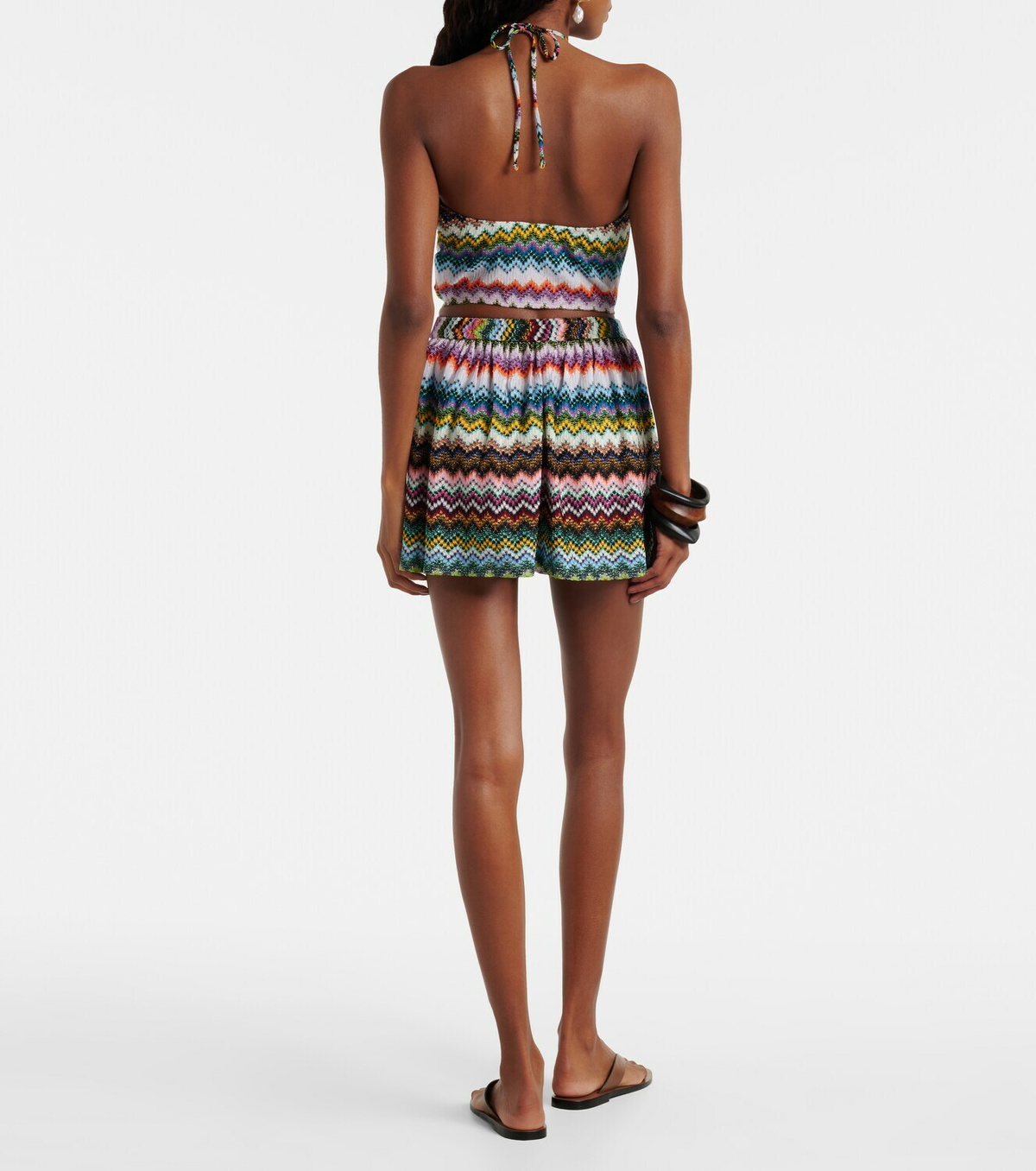 Missoni Zig Zag lamé Bermuda shorts