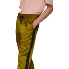 AMI Alexandre Mattiussi Yellow Elastic Waist Band Trousers