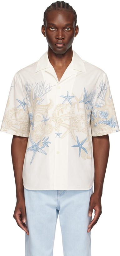 Photo: Versace White Barocco Sea Shirt