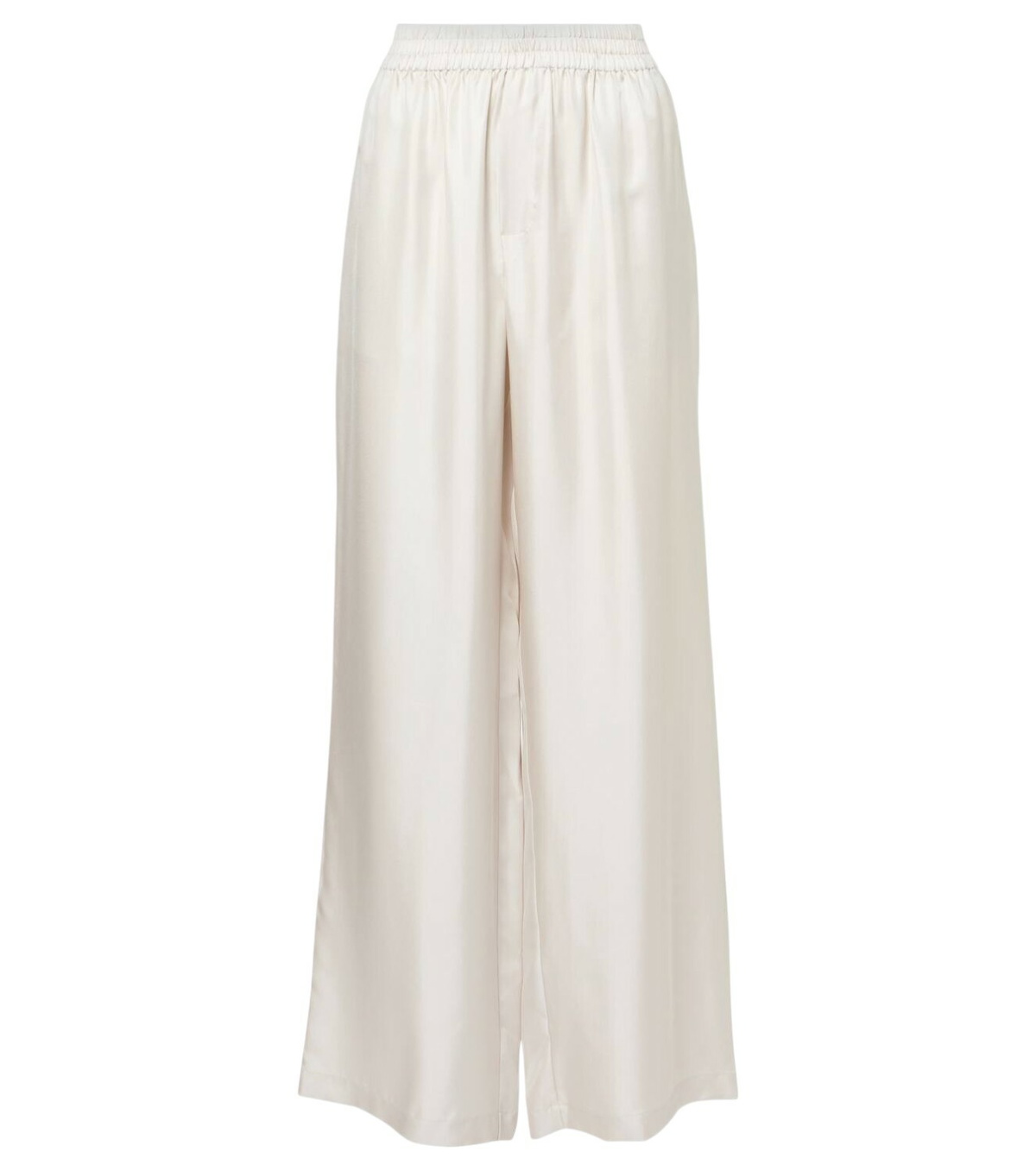 16MM Xiang Yun Silk Women Wide Leg Ankle Length Pants