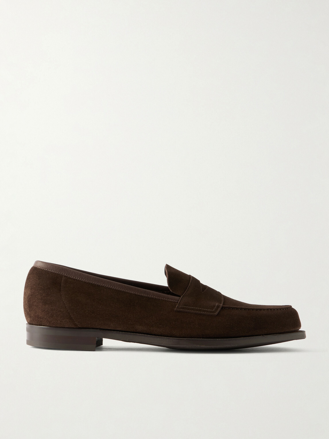 Edward Green - Pimlico Suede Penny Loafers - Brown
