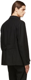 Maison Margiela Black Wool Kaban Jacket