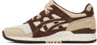 Asics Brown & Off-White Gel-Lyte III OG Sneakers