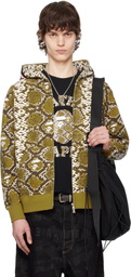 BAPE SSENSE Exclusive Khaki Shark Hoodie