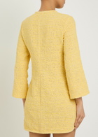 Liberowe Agnes Tweed Mini Dress Yellow
