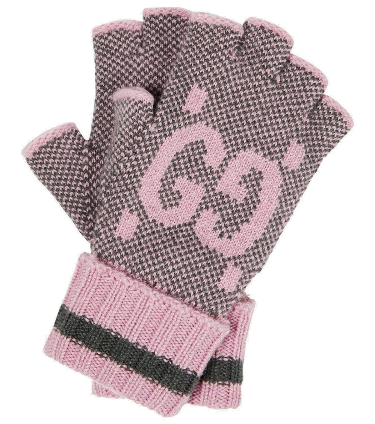Gucci, Accessories, Gucci Gg Logo Embroidered Black Tulle Gloves