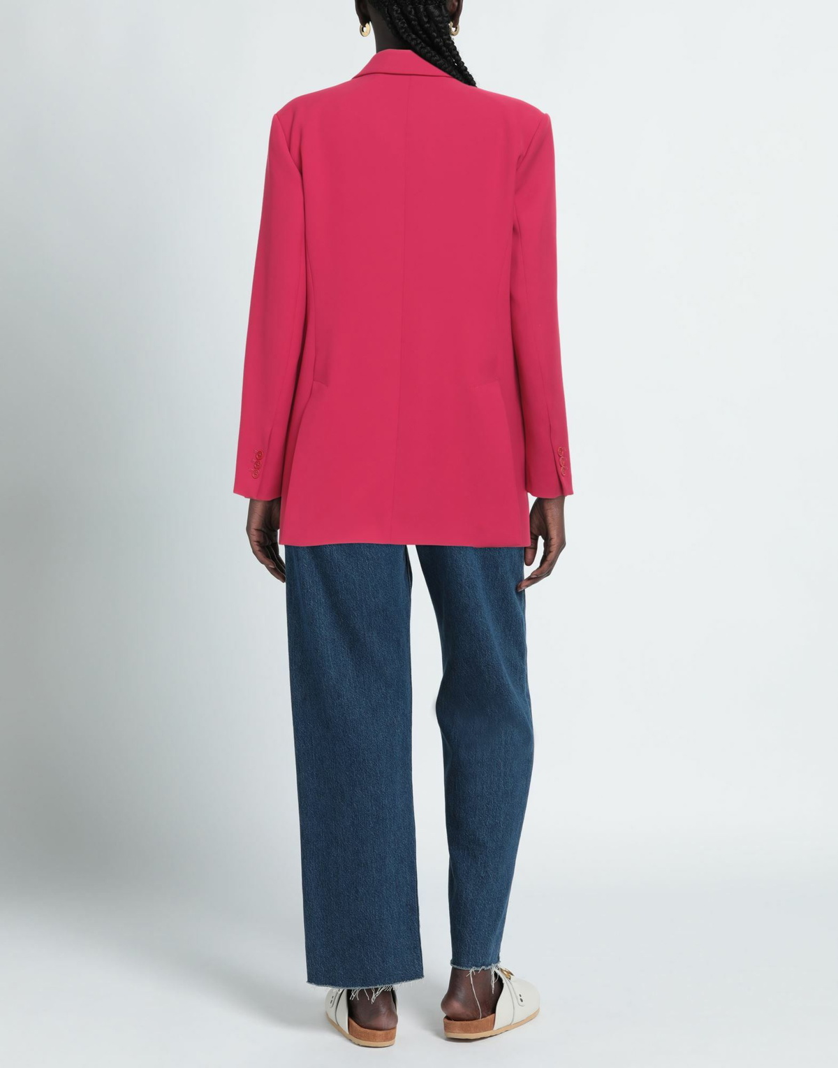 P. a.r. o.s. h. Womens Blazer Fuchsia