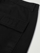 DRKSHDW by Rick Owens - Washed Cotton-Twill Cargo Trousers - Black