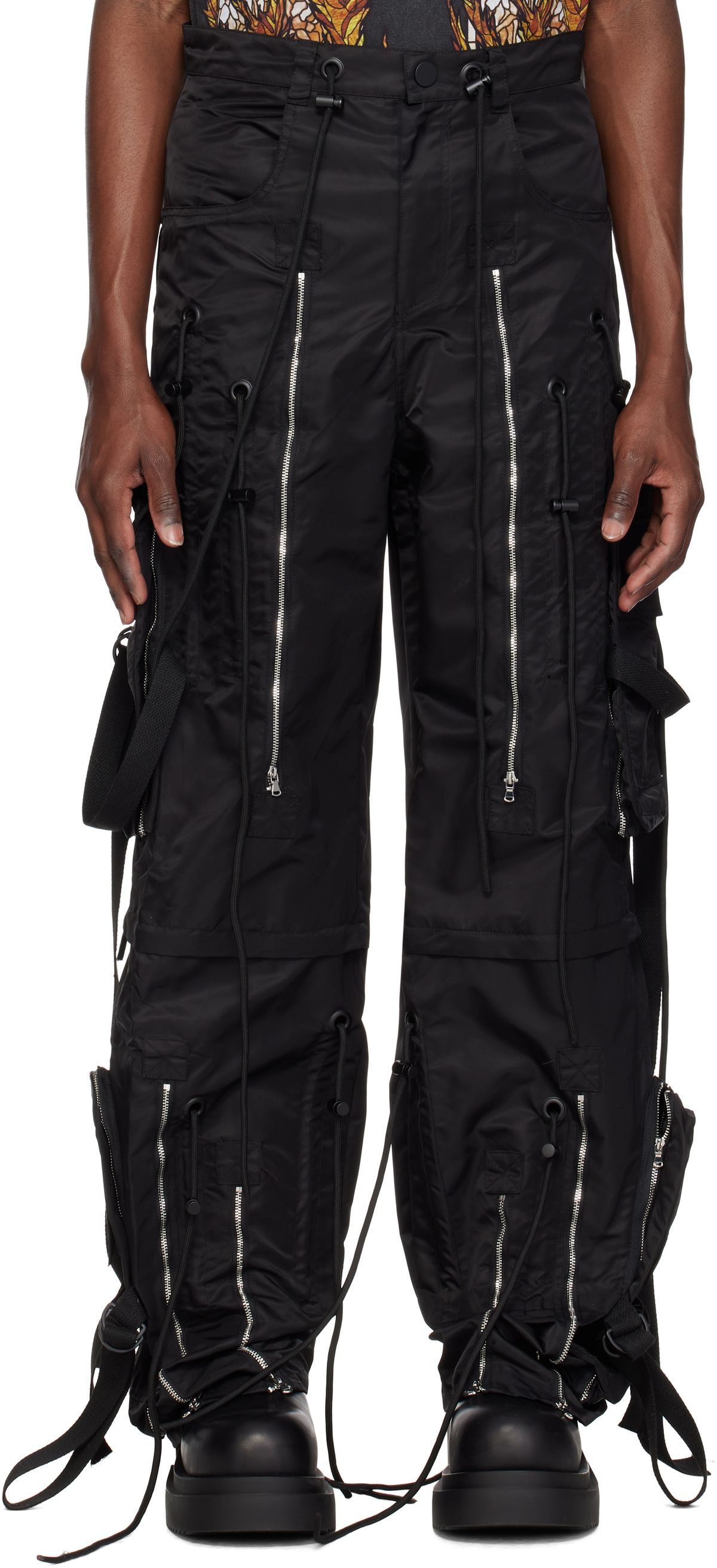 Who Decides War Black String Theory Cargo Pants