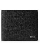 HUGO BOSS - Cross-Grain Leather Billfold Wallet