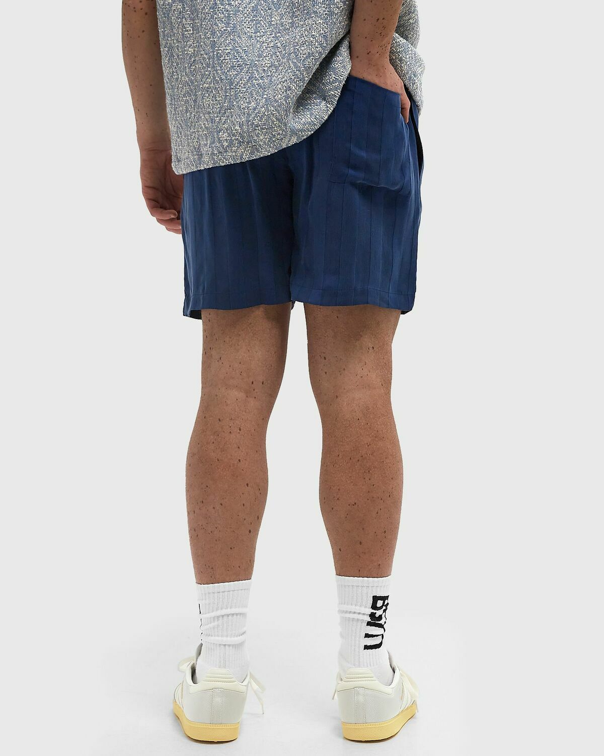 Portuguese Flannel Cupro Shorts Beige Mens Casual Short
