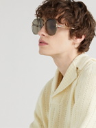 Gucci Eyewear - Aviator-Style Acetate and Gold-Tone Sunglasses
