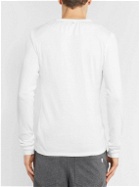 Schiesser - Karl Heinz Cotton-Jersey Henley T-Shirt - White