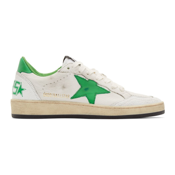 Golden Goose Deluxe Brand Super-Star sneakers white/green