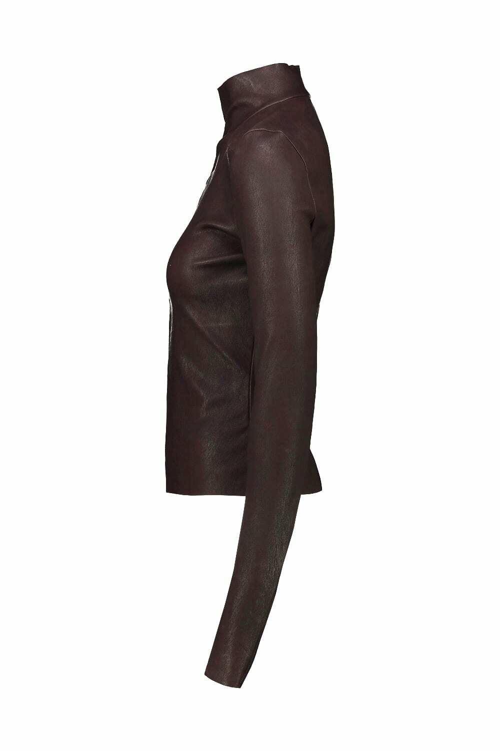 ジャケット RICK OWENS 'Gary Jacket' jacket Rick Owens Gary metallic-leather Jacket | Silver | FARFETCH