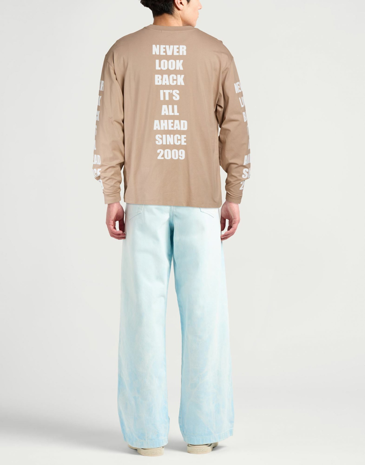 Msgm Mens T-shirt in Beige