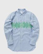 Comme Des Garçons Shirt Shirt Woven Blue - Mens - Longsleeves