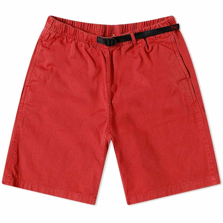 Photo: Gramicci Men's Twill G-Short in Dusty Red