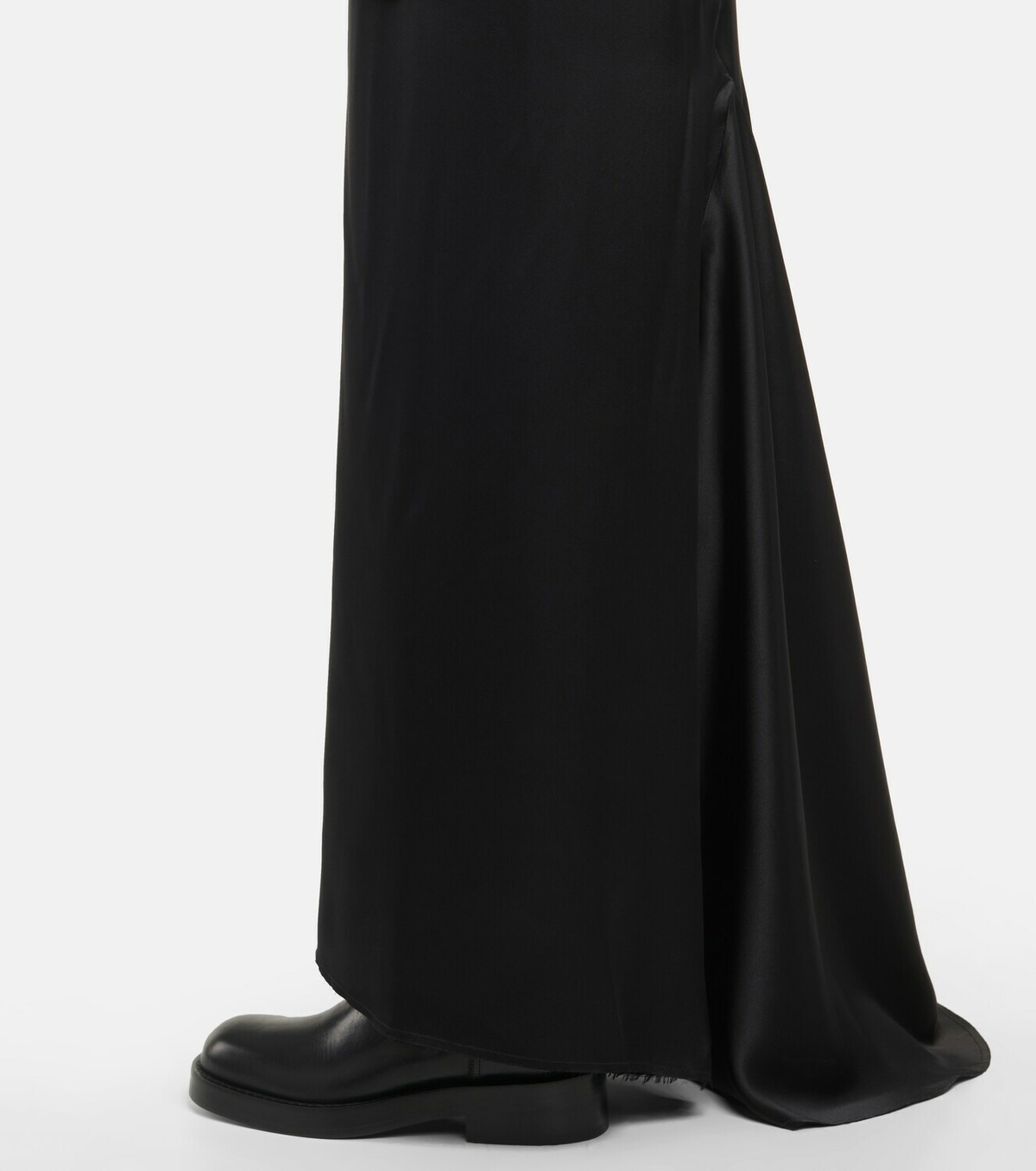 Ann Demeulemeester Eveline silk satin maxi skirt Ann Demeulemeester