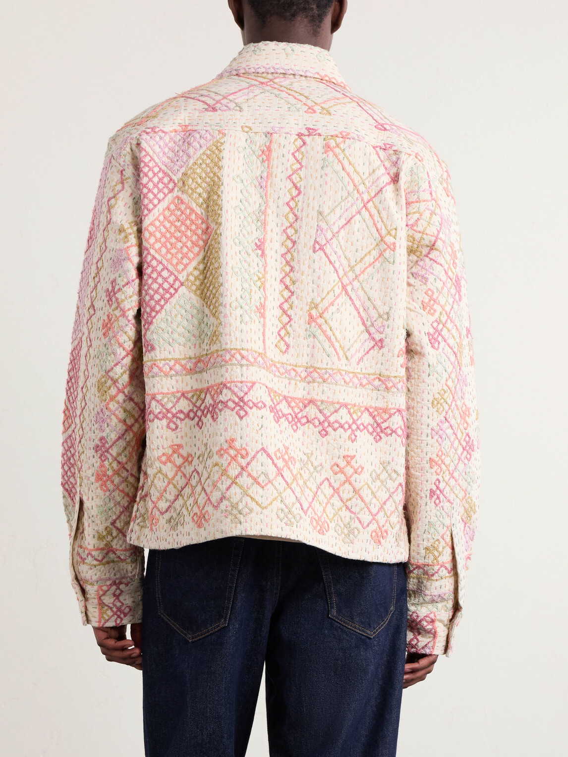 Kardo - Cotton-Jacquard Jacket - Multi