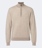Frescobol Carioca Heitor wool half-zip sweater
