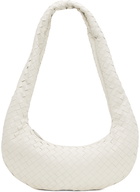 Bottega Veneta White Zip Tote