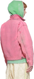 NotSoNormal Pink Dad's Denim Jacket