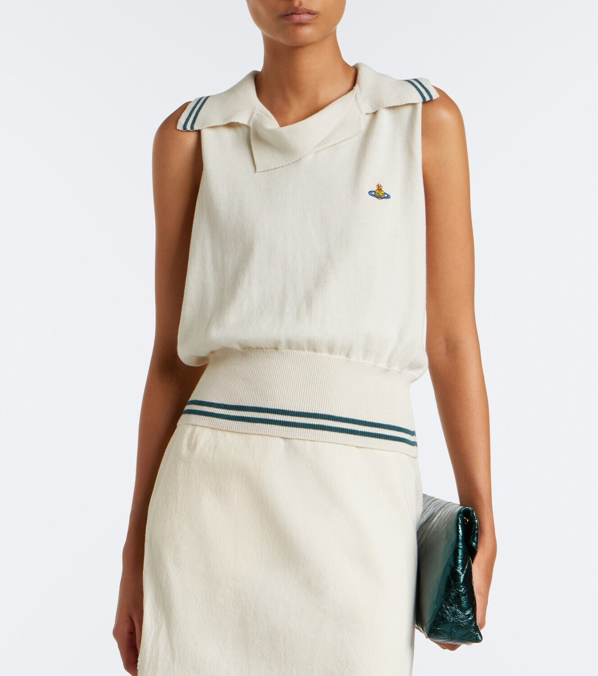 Vivienne Westwood Doubletake cotton and cashmere polo shirt