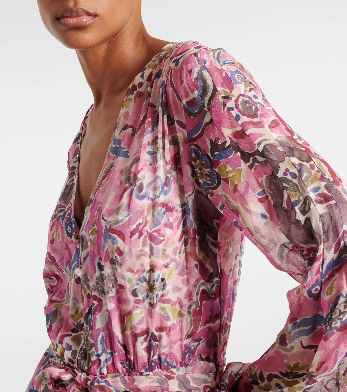 Veronica Beard Elvita printed silk maxi dress Veronica Beard Veronica Beard Elvita printed silk maxi dress Veronica Beard