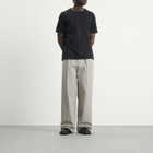 Jil Sander Men's Cotton Pleated Trouser in Ash Grey