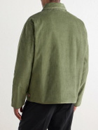 Kardo - Amardeep Cotton-Corduroy Blouson Jacket - Green