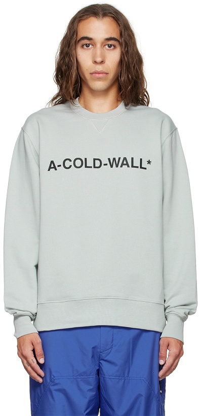 Photo: A-COLD-WALL* Gray Bonded Sweatshirt