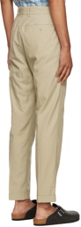 Vince Beige Tapered Trousers