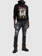 DSQUARED2 - Pac-man Cotton Denim Skater Jeans