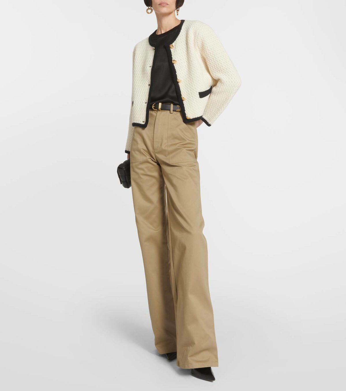 Cardigan En Cachemire Nili Lotan Saskia - Taille XS Beige - Neuf Sans étiquettes