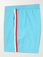 Orlebar Brown - Standard Mid-Length Piped Swim Shorts - Blue