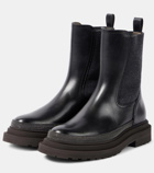Brunello Cucinelli Leather Chelsea boots