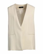 Amiri Womens Tailored Vest Ivory