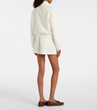 Valentino Logo jersey zip-up sweatshirt