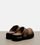 Balenciaga Venom leather mules
