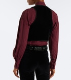 Etro Beaded velvet vest