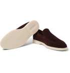 Loro Piana - Summer Walk Suede Loafers - Brown
