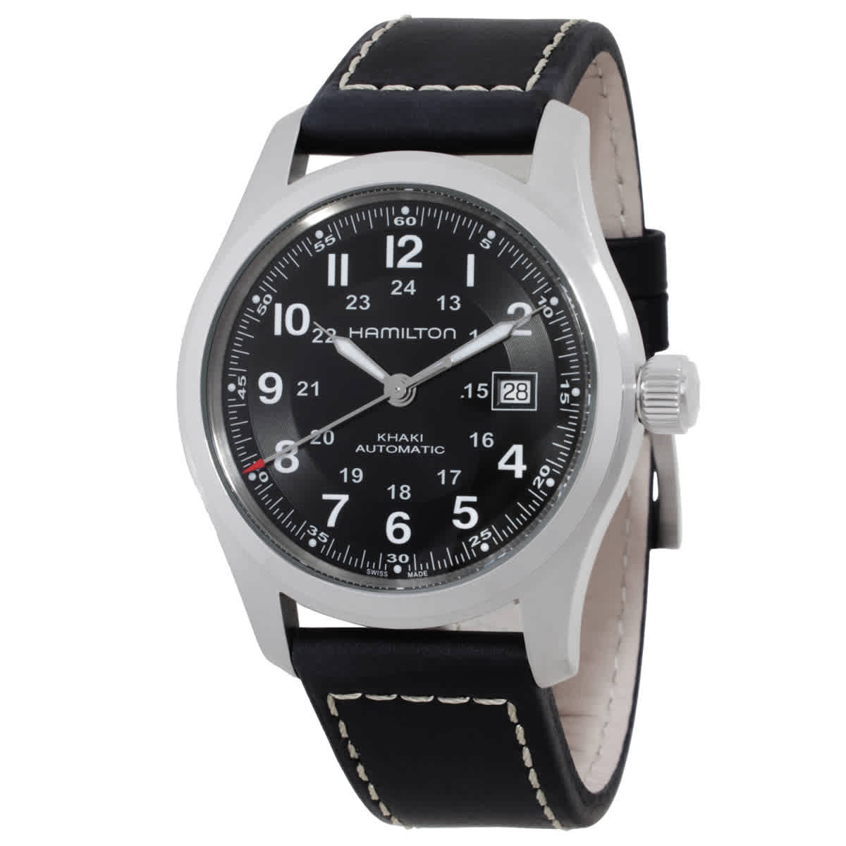 Hamilton Khaki Field Automatic Black Dial Mens Watch H70605733