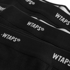 WTAPS Men's 03 Skivvies 3-Pack Boxer Shorts in Black