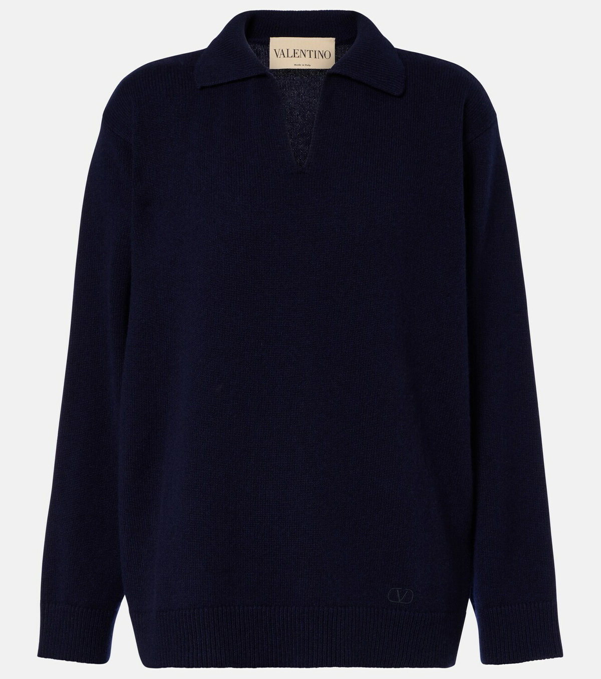 Valentino Cashmere polo sweater