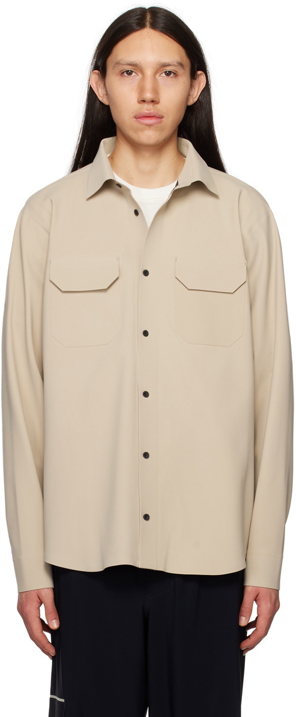 GR10K Beige Button Shirt