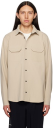 GR10K Beige Button Shirt